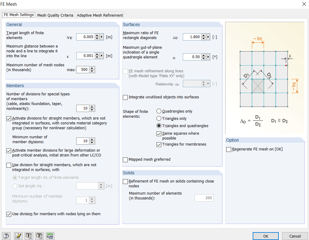 RFEM mesh