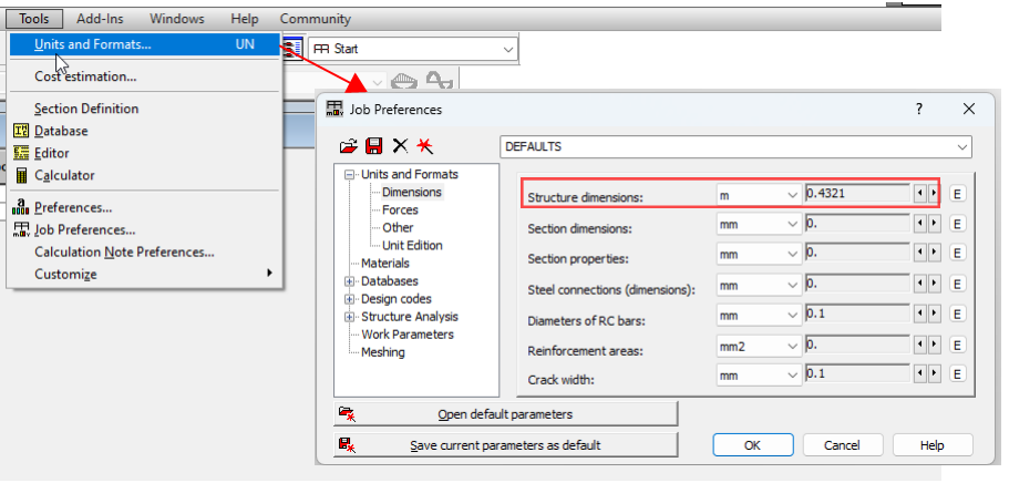 Exact node coordinates Exact node coordinates